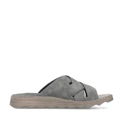 Rieker Men'S Mules Stone Gray