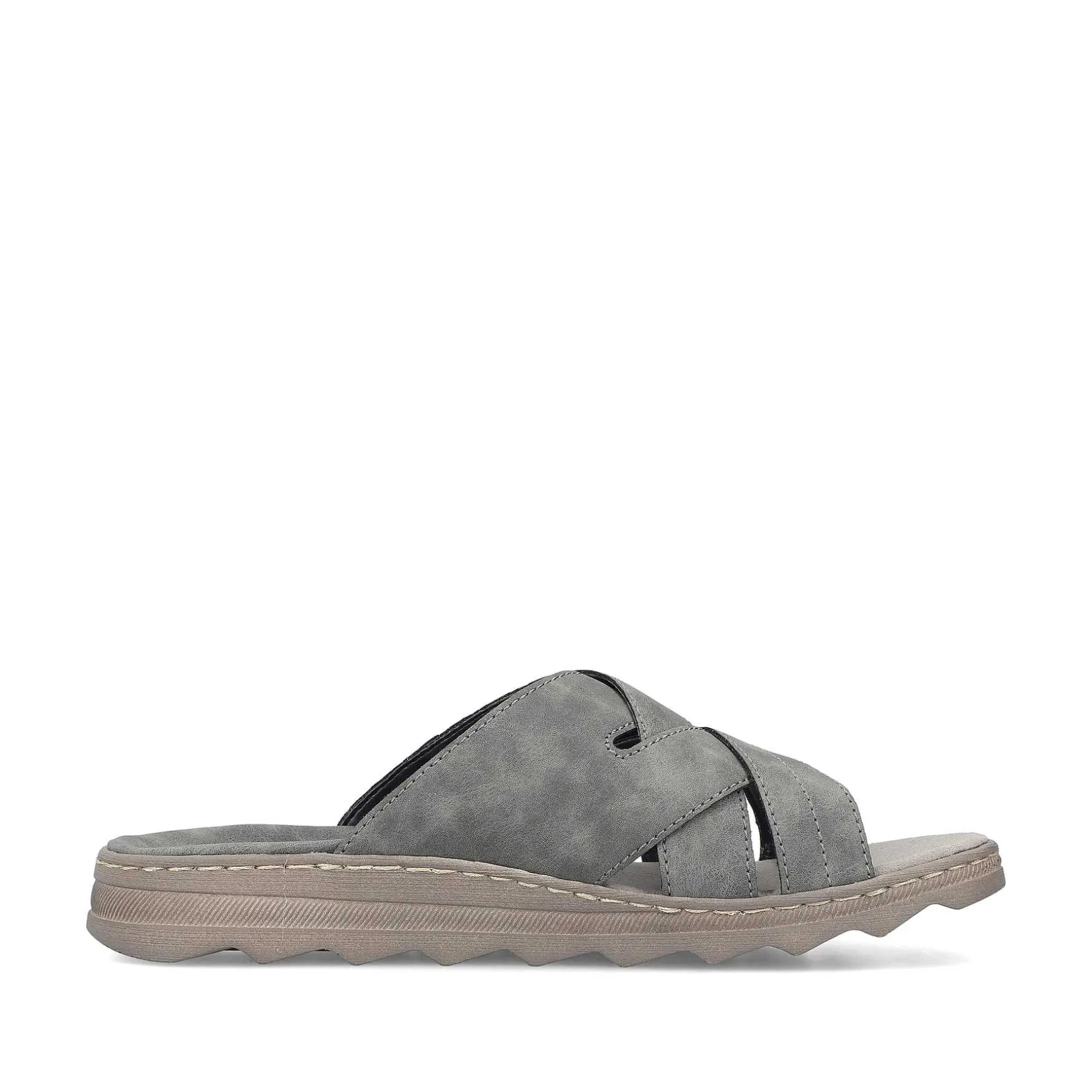 Rieker Men'S Mules Stone Gray
