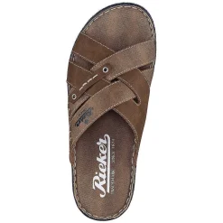 Rieker Men'S Mules Tobacco Brown