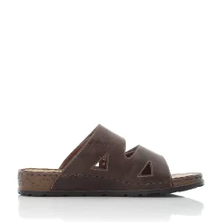 Rieker Men'S Mules Tobacco Brown