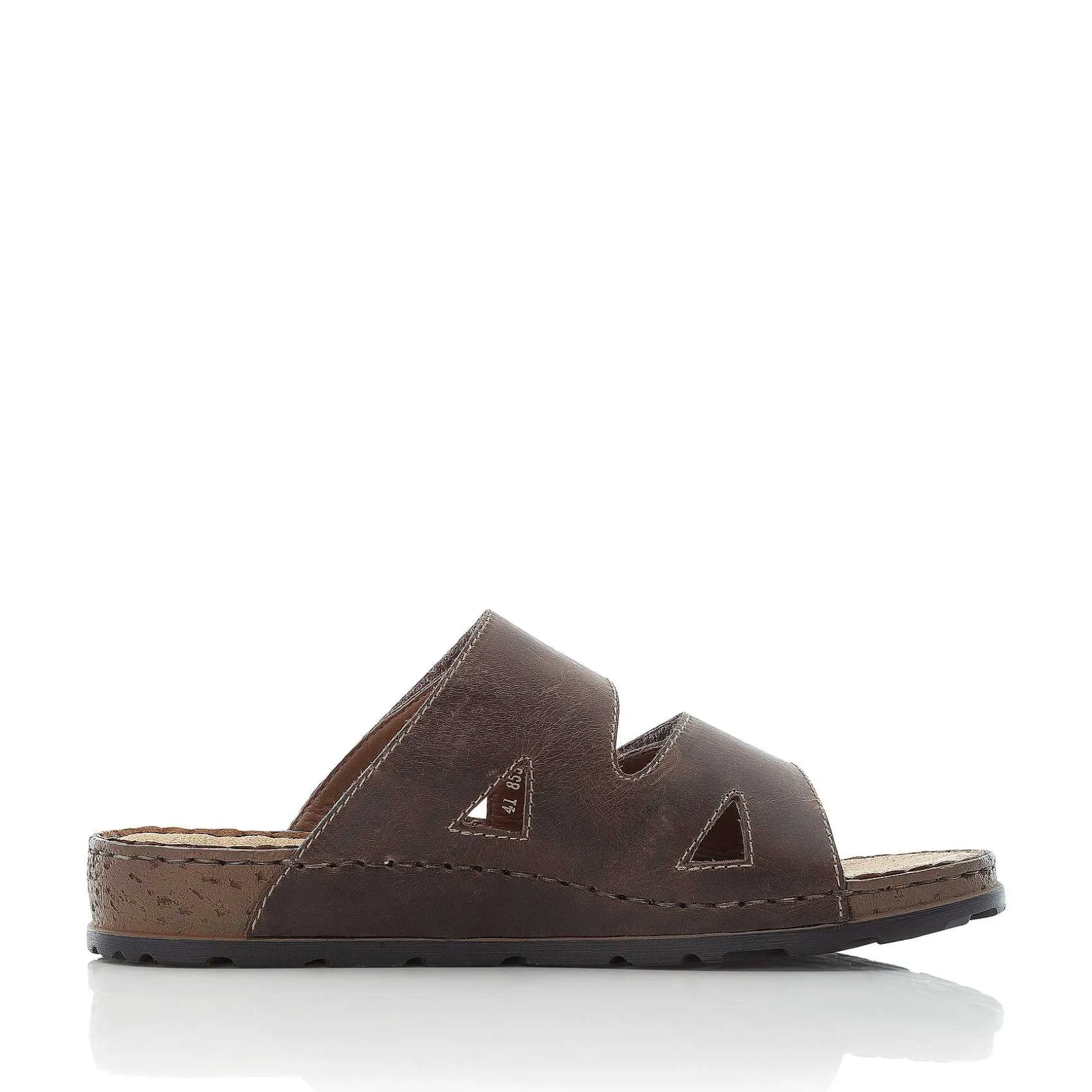 Rieker Men'S Mules Tobacco Brown