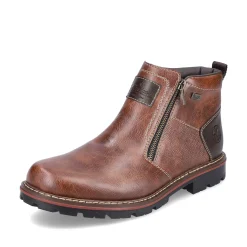 Rieker Men'S Short Boots Coffee Brown
