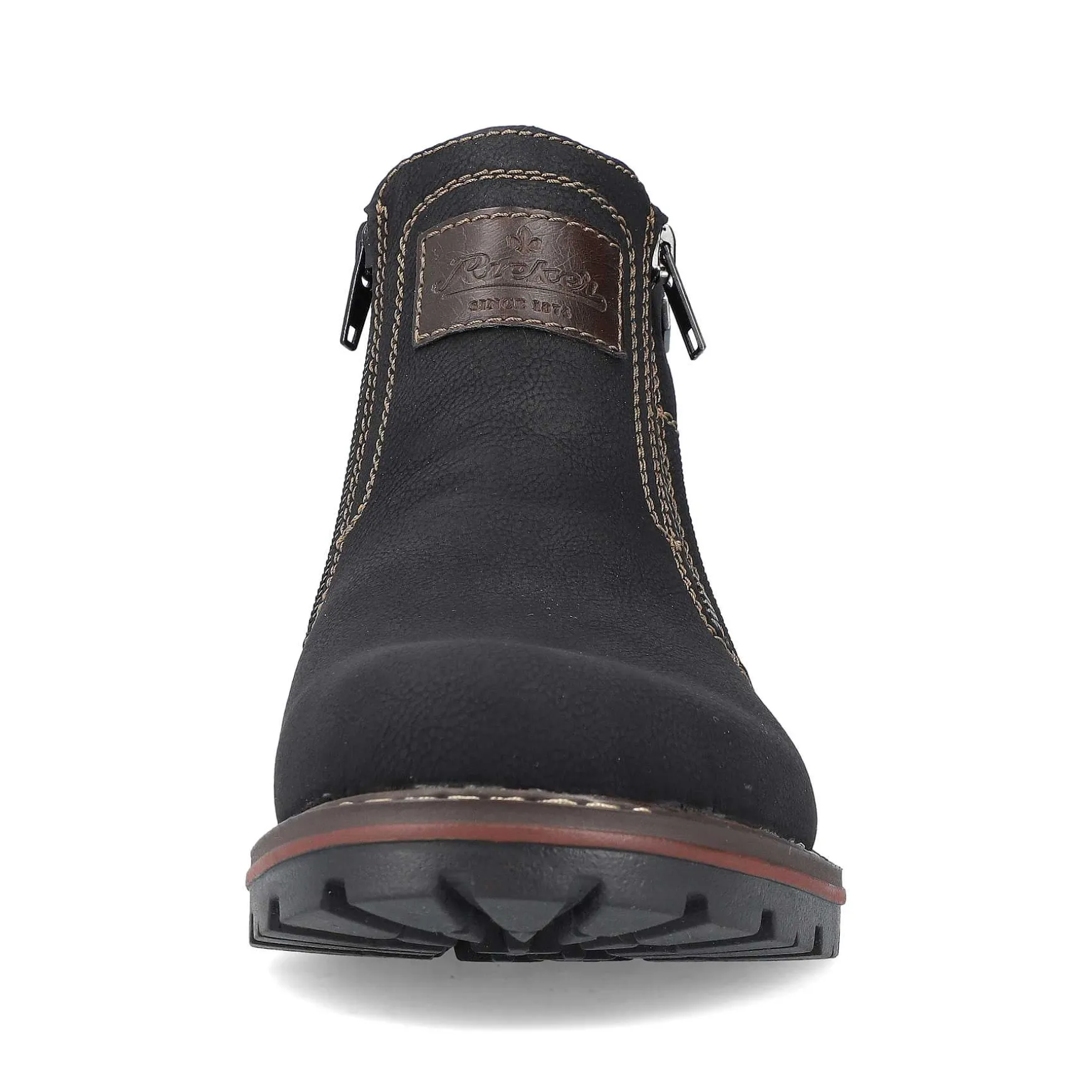 Rieker Men'S Short Boots Graphite Black