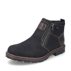 Rieker Men'S Short Boots Graphite Black