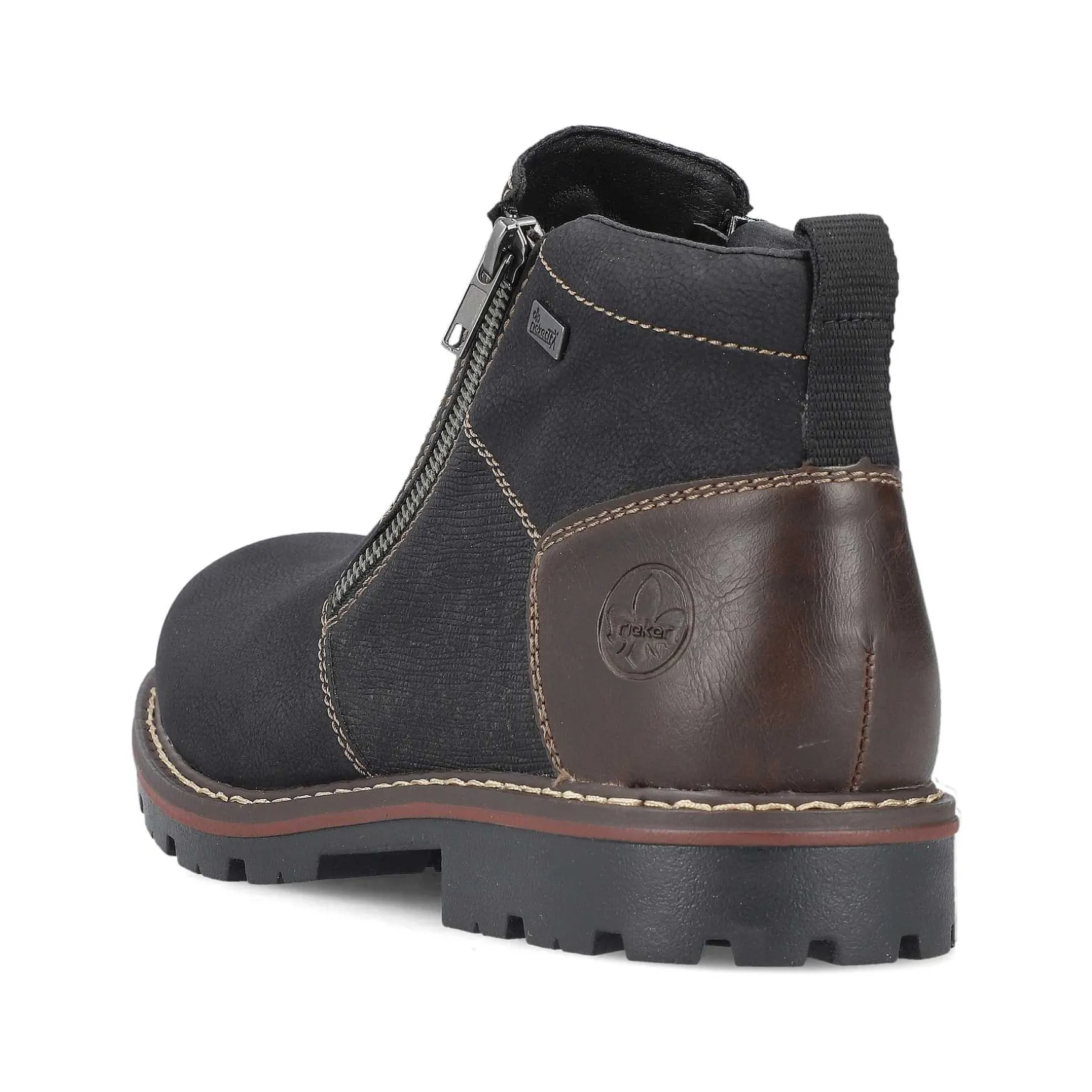 Rieker Men'S Short Boots Graphite Black