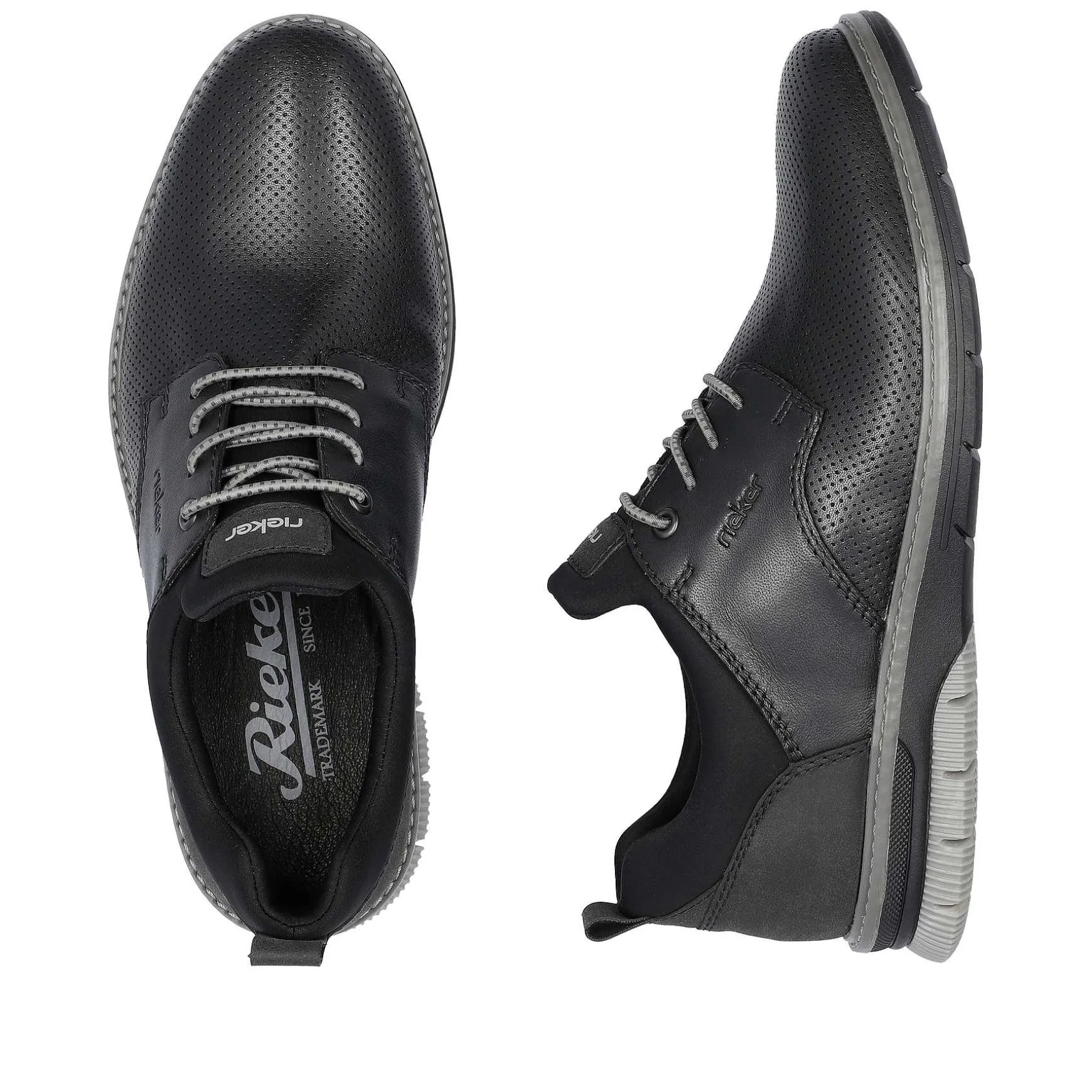 Rieker Men'S Slippers Asphalt Black