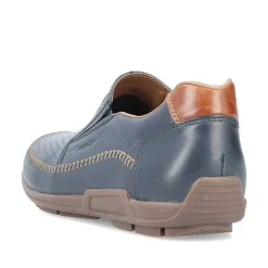 Rieker Men'S Slippers Blue Metallic
