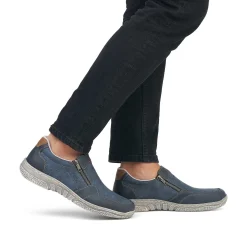 Rieker Men'S Slippers Blue Gray