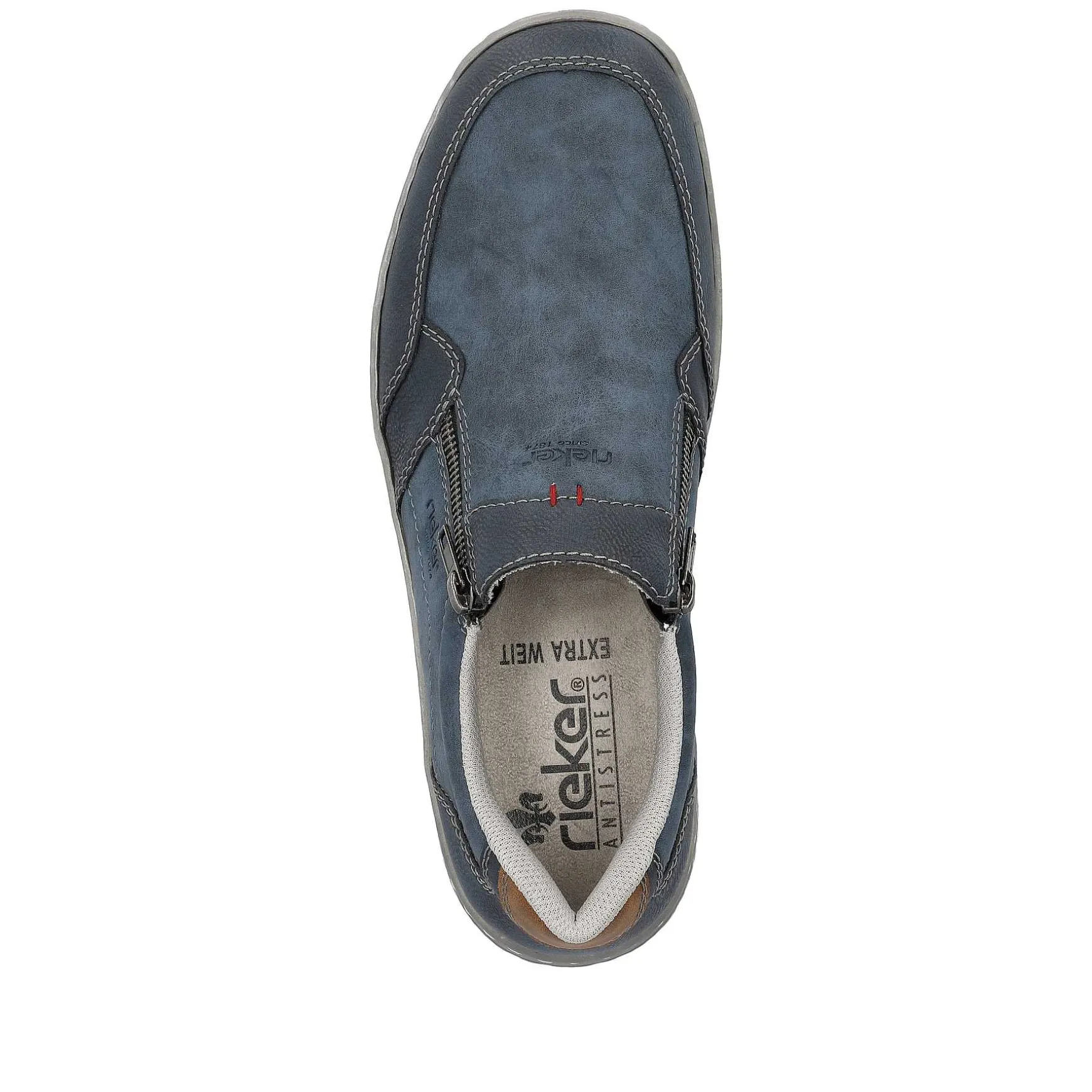 Rieker Men'S Slippers Blue Gray