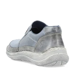 Rieker Men'S Slippers Blue Metallic