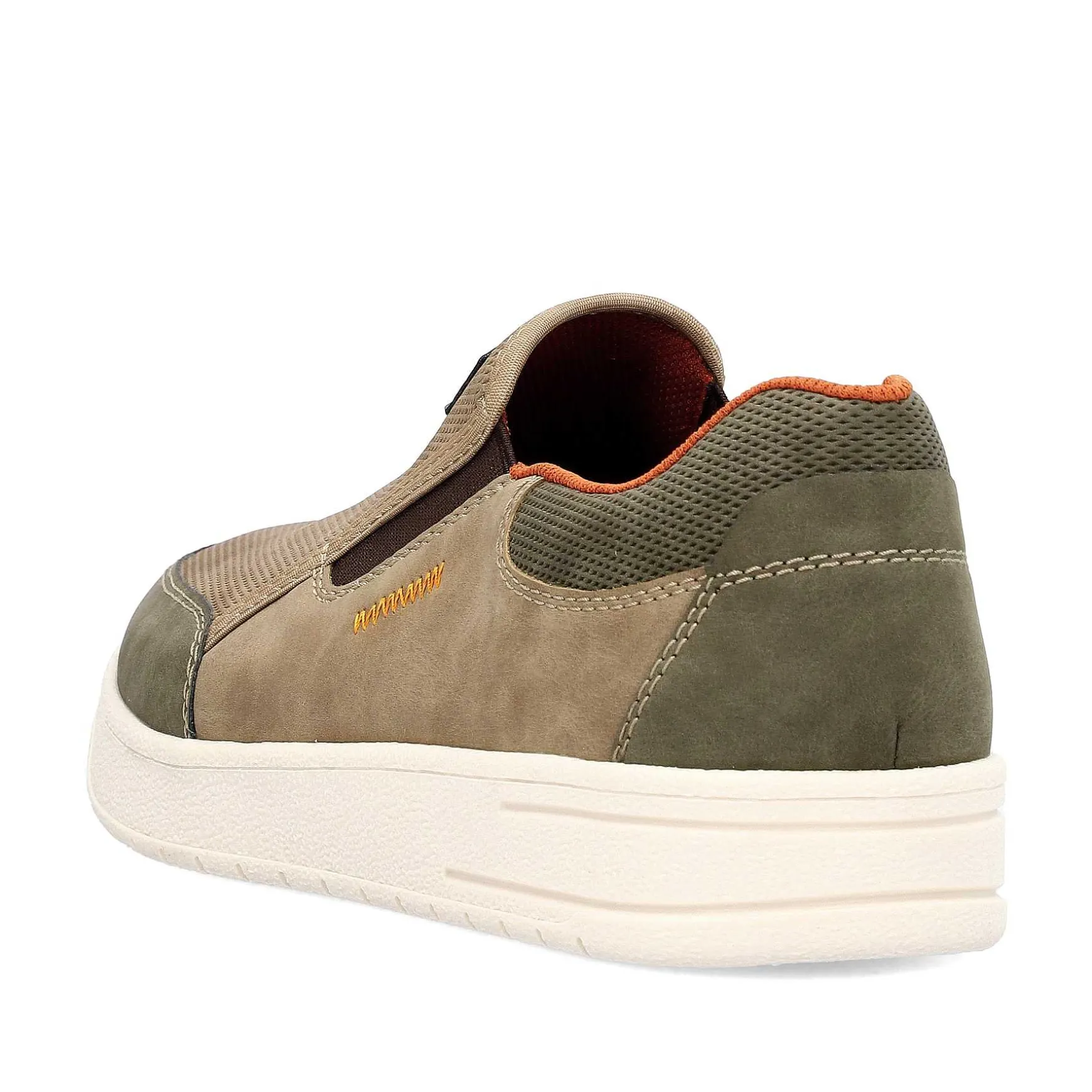 Rieker Men'S Slippers Brown-Beige