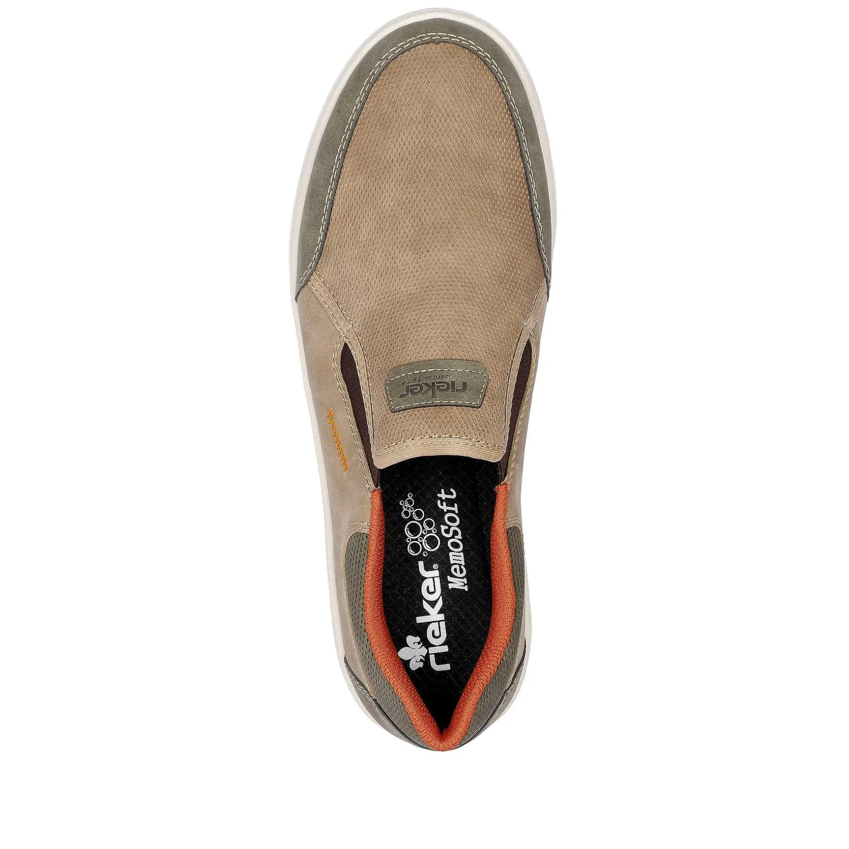 Rieker Men'S Slippers Brown-Beige