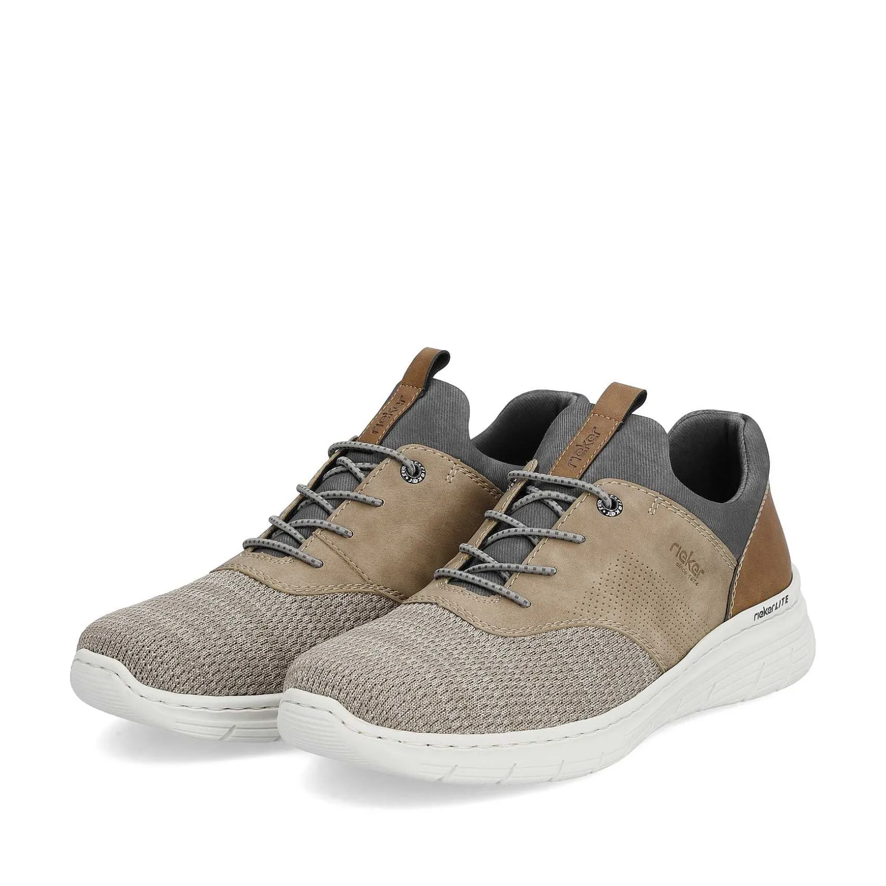 Rieker Men'S Slippers Brown-Beige