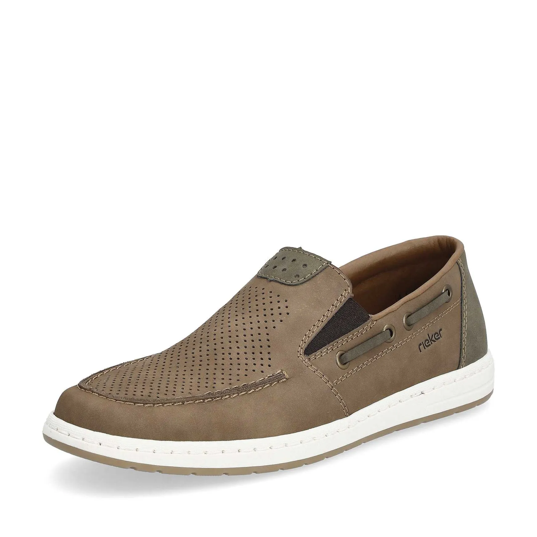 Rieker Men'S Slippers Brown Gray