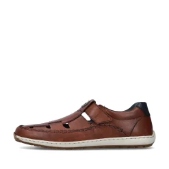Rieker Men'S Slippers Chestnut Brown