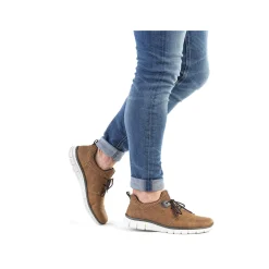 Rieker Men'S Slippers Cinnamon Brown