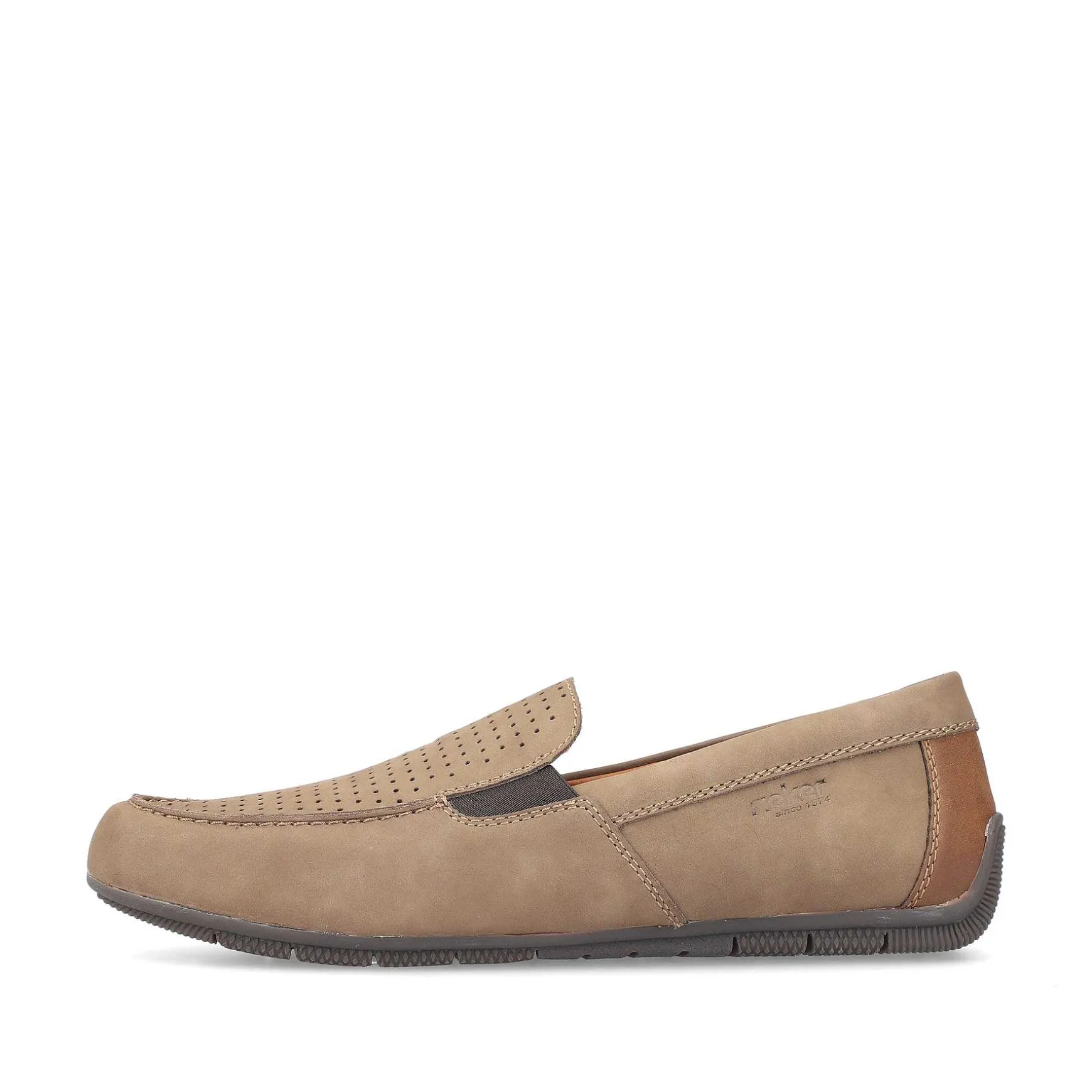 Rieker Men'S Slippers Cinnamon Brown