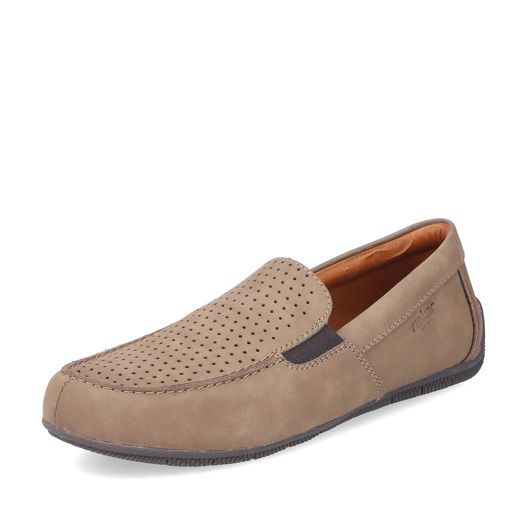 Rieker Men'S Slippers Cinnamon Brown