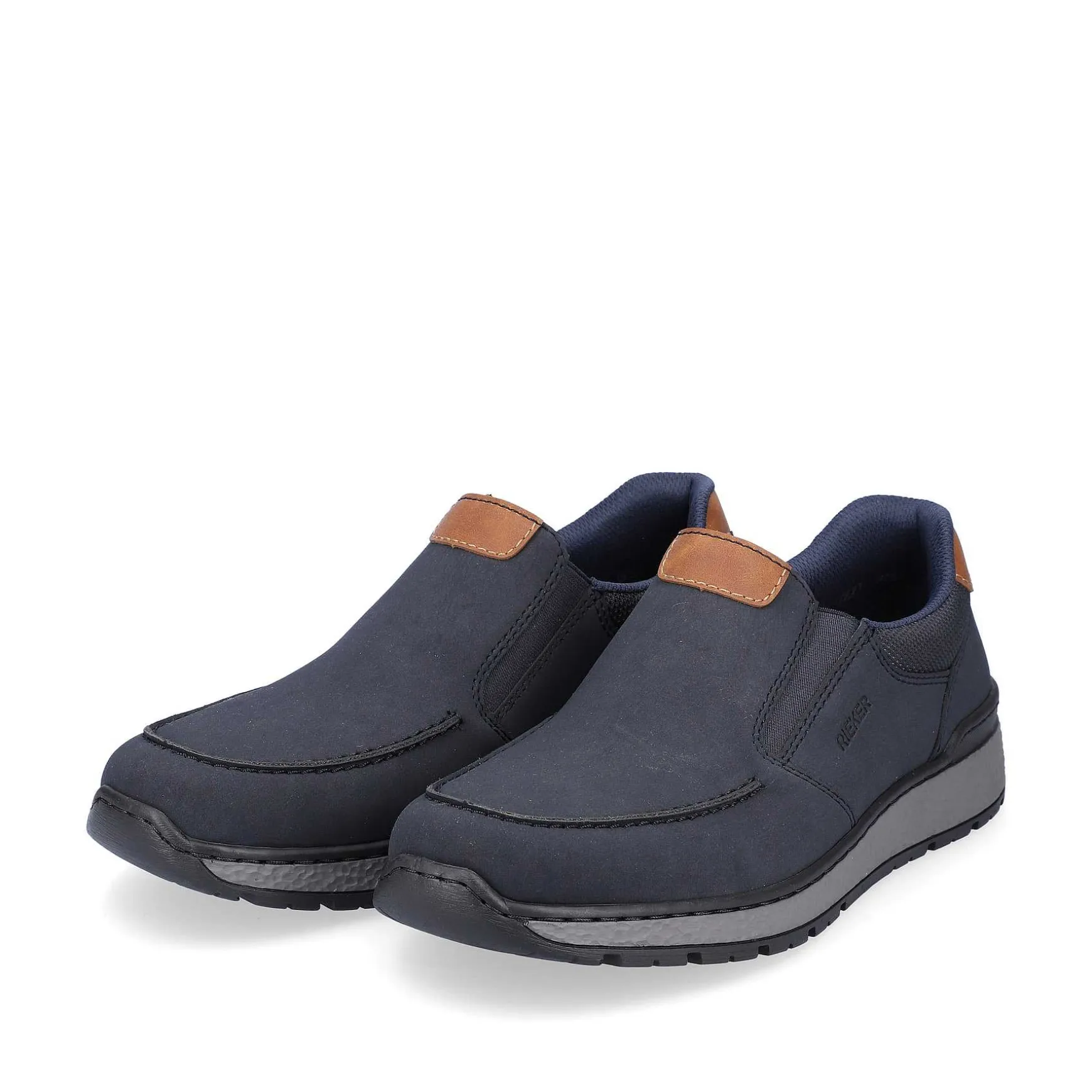 Rieker Men'S Slippers Dark Blue Noisette