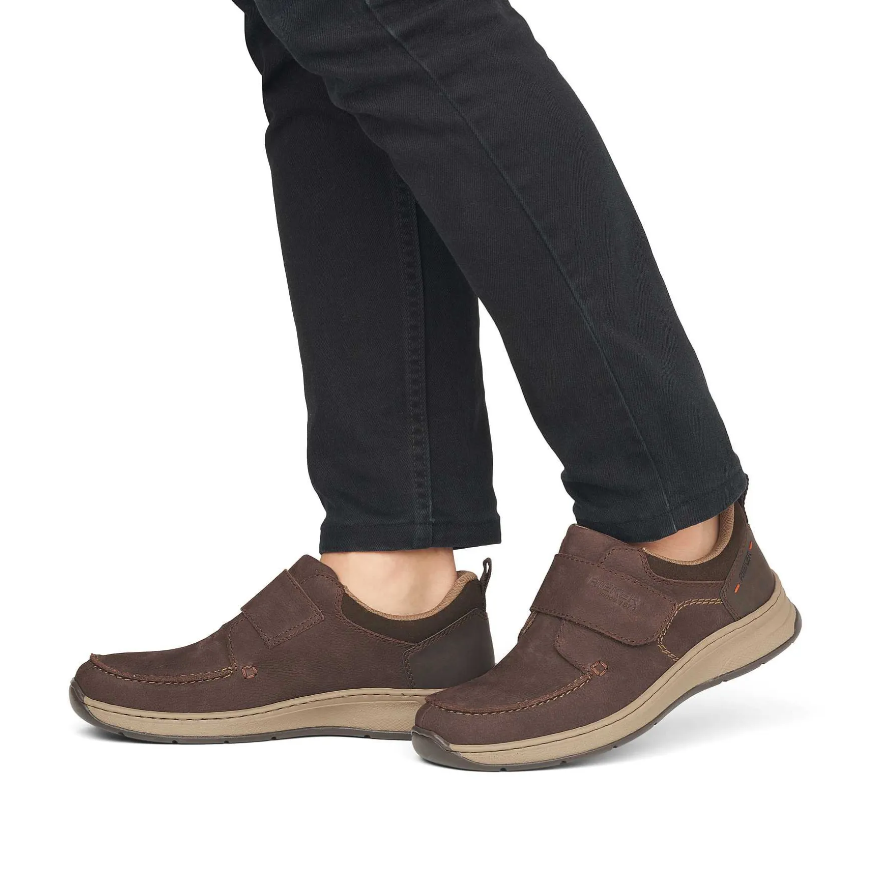 Rieker Men'S Slippers Dark Brown