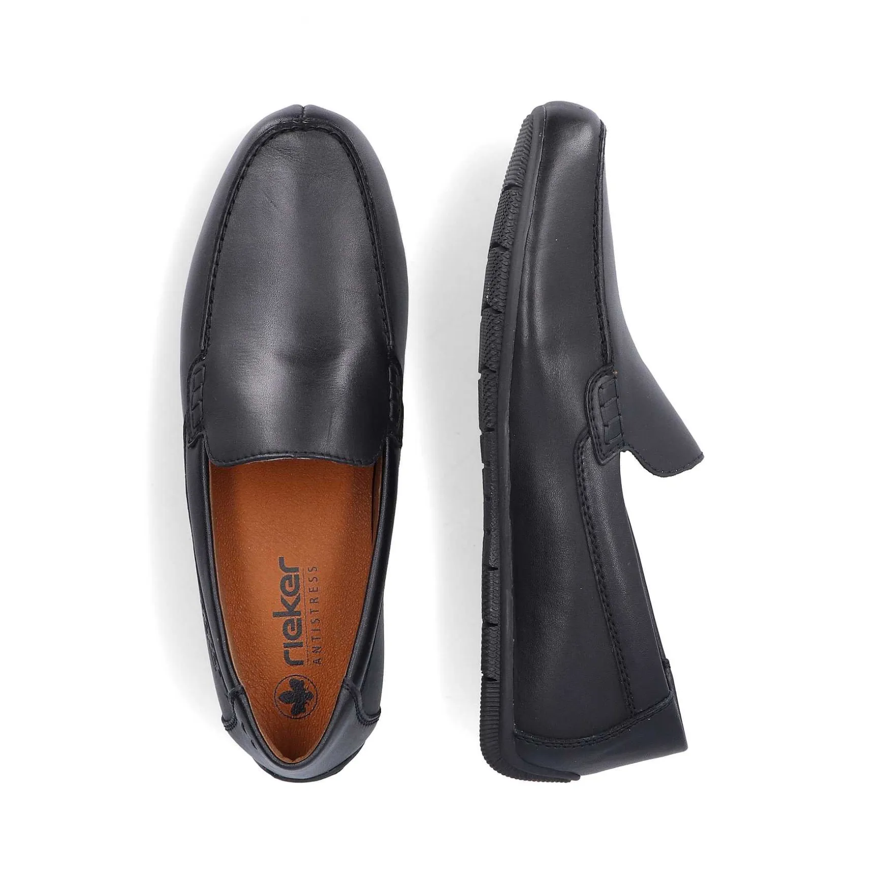 Rieker Men'S Slippers Glossy Black