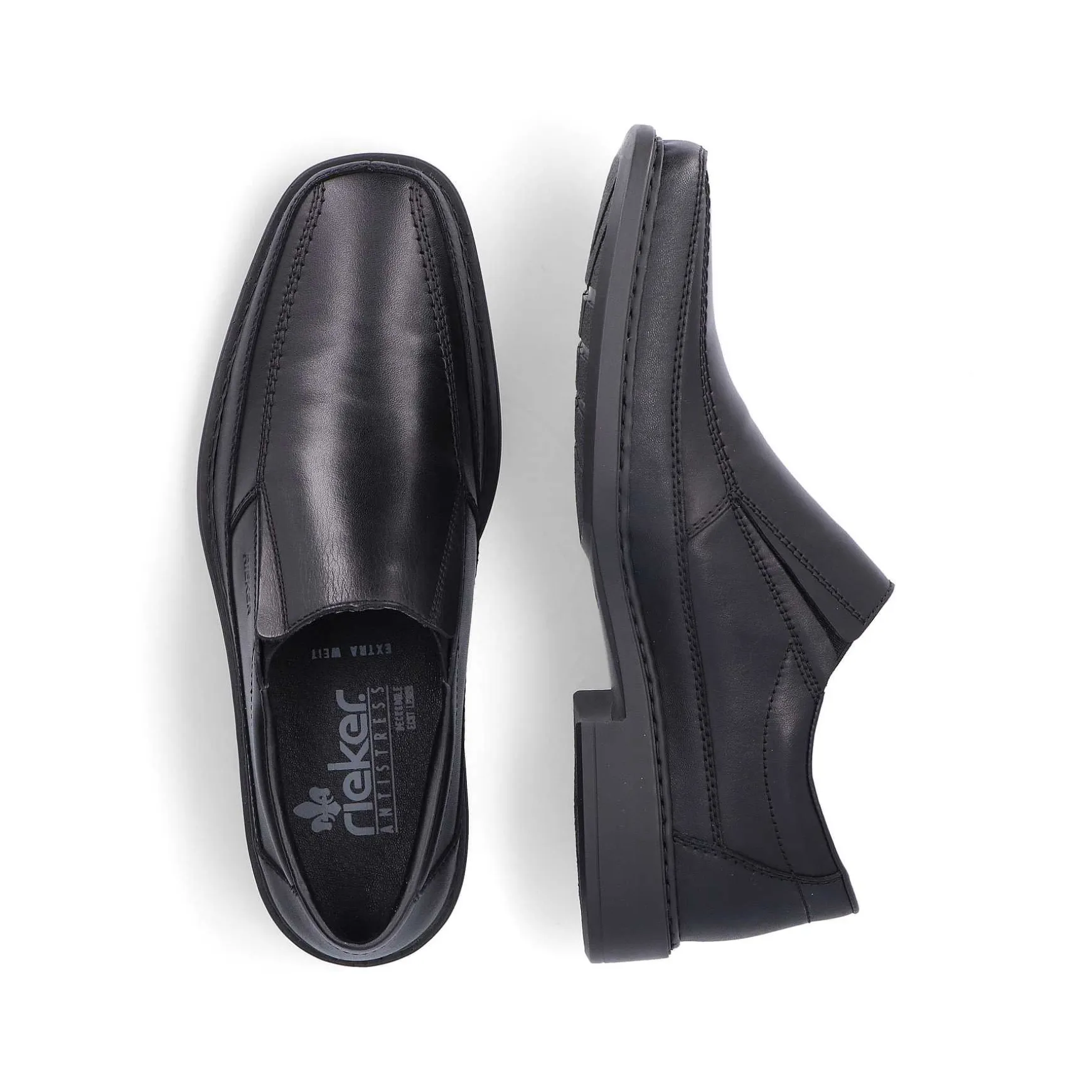 Rieker Men'S Slippers Glossy Black