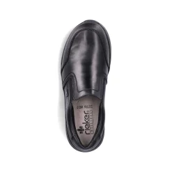 Rieker Men'S Slippers Glossy Black