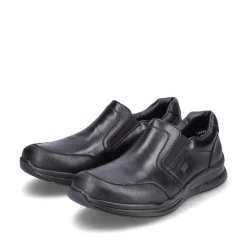 Rieker Men'S Slippers Glossy Black