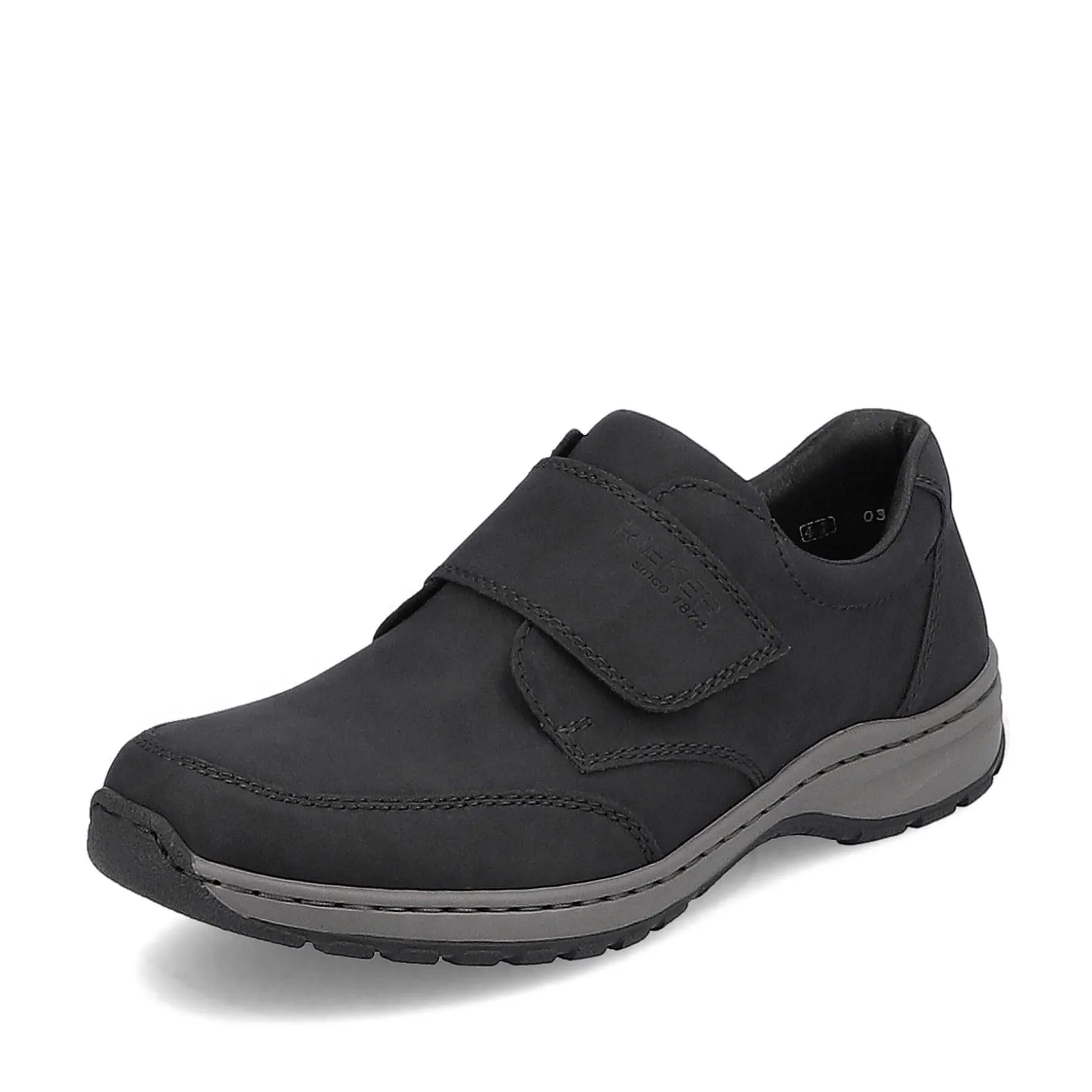 Rieker Men'S Slippers Graphite Black
