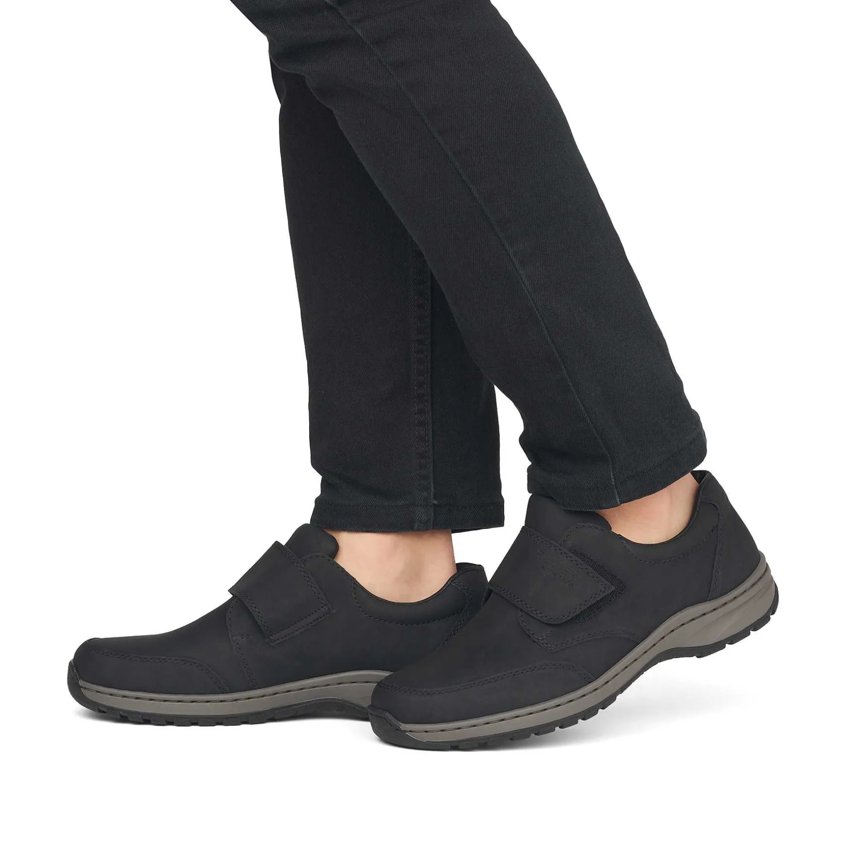 Rieker Men'S Slippers Graphite Black