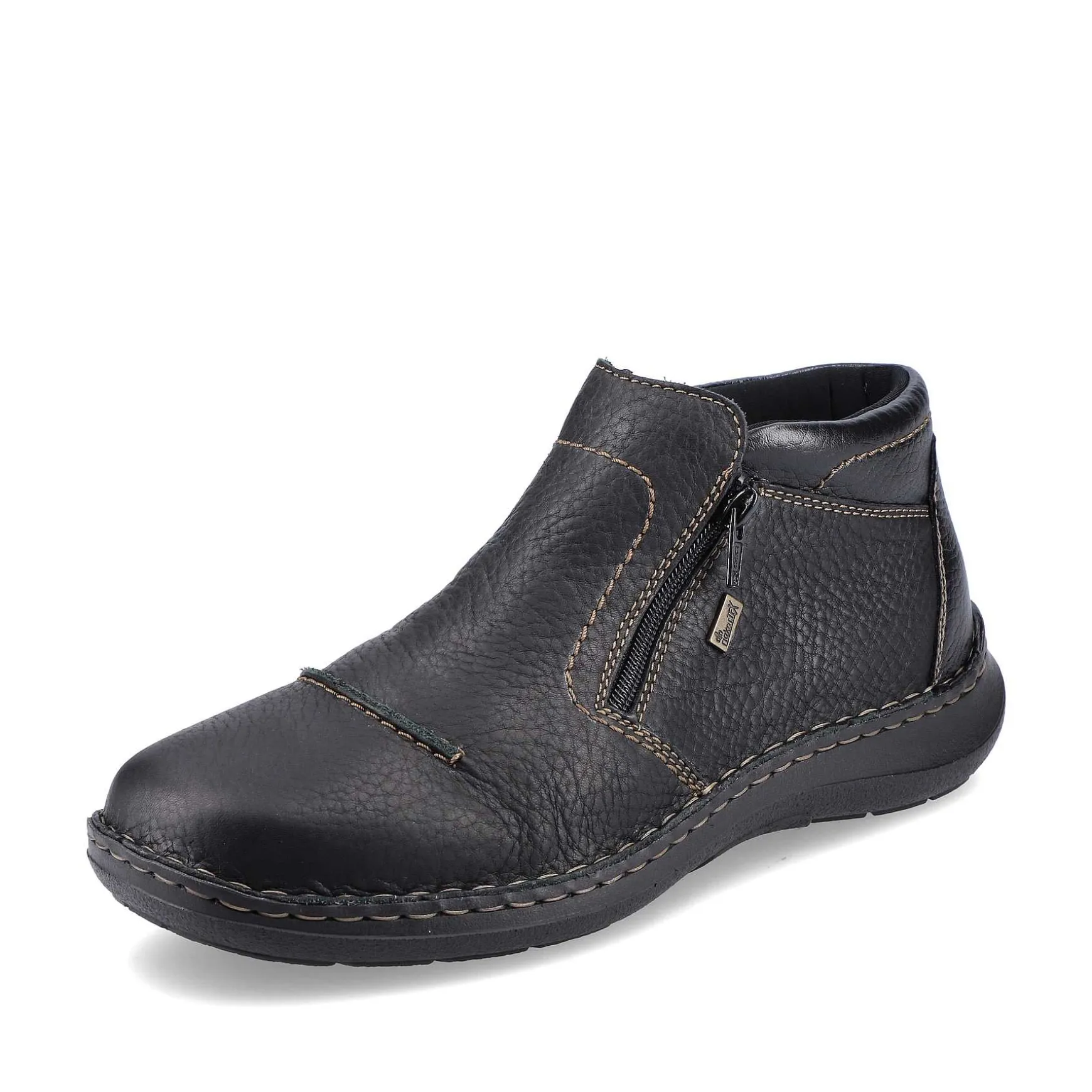 Rieker Men'S Slippers Graphite Black