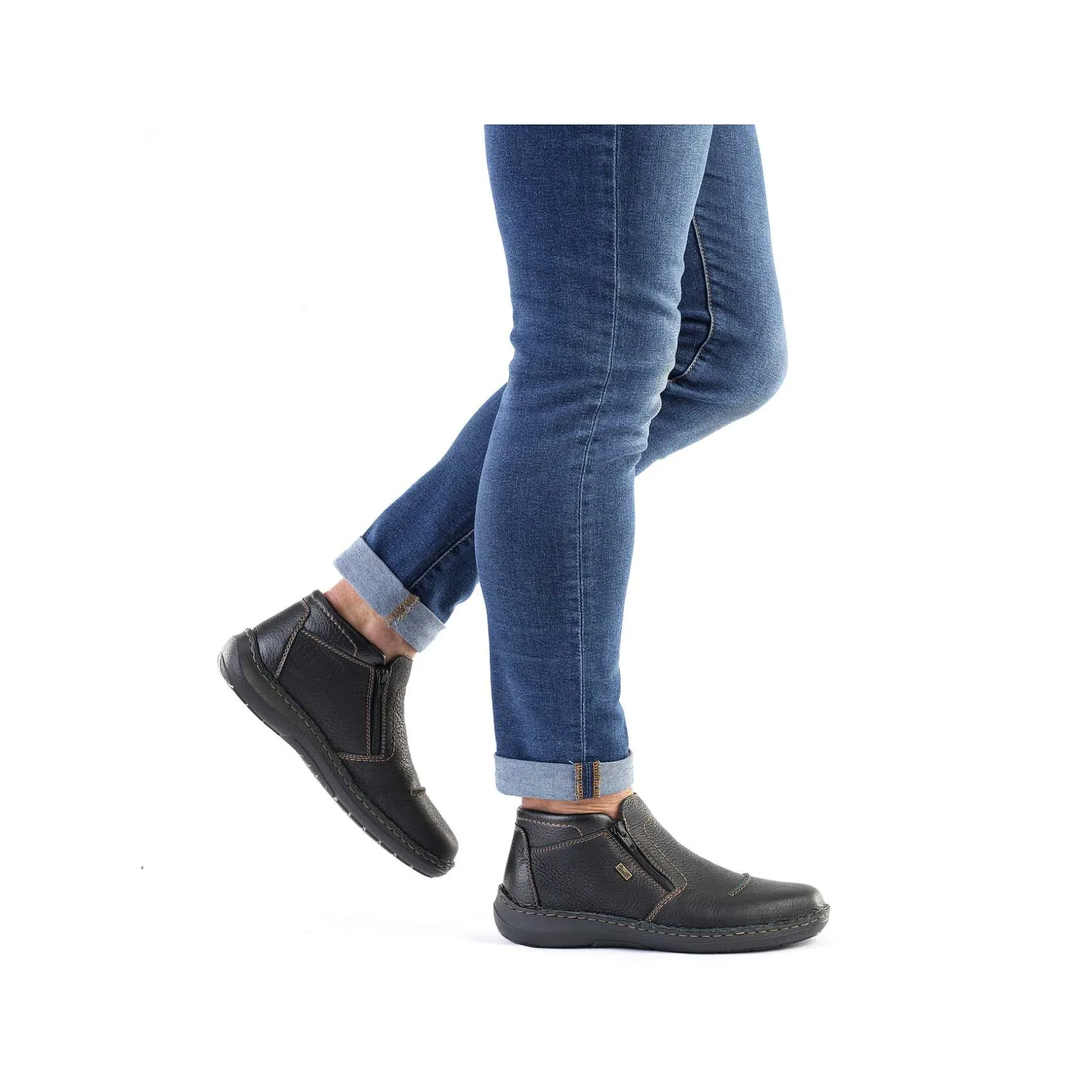 Rieker Men'S Slippers Graphite Black