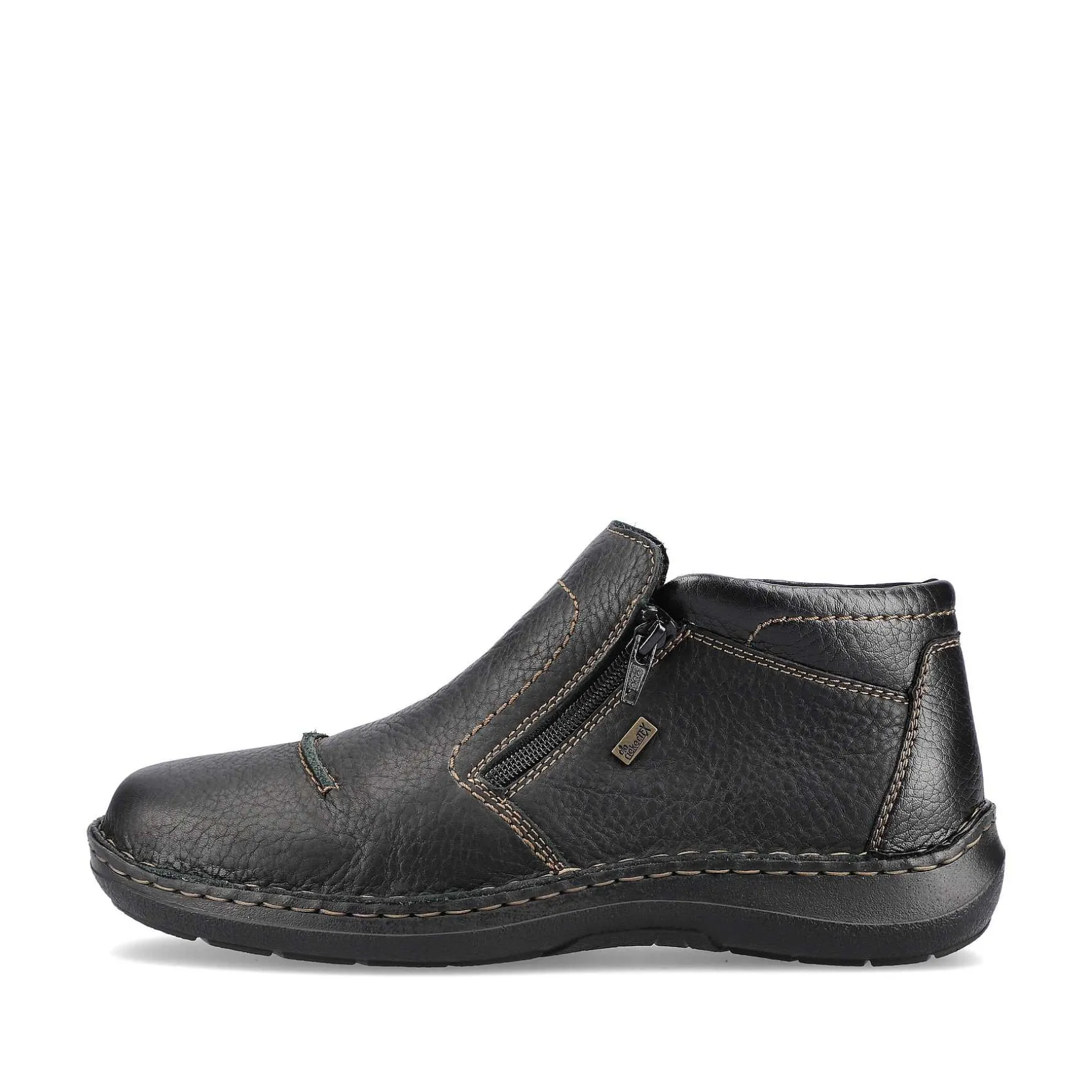 Rieker Men'S Slippers Graphite Black