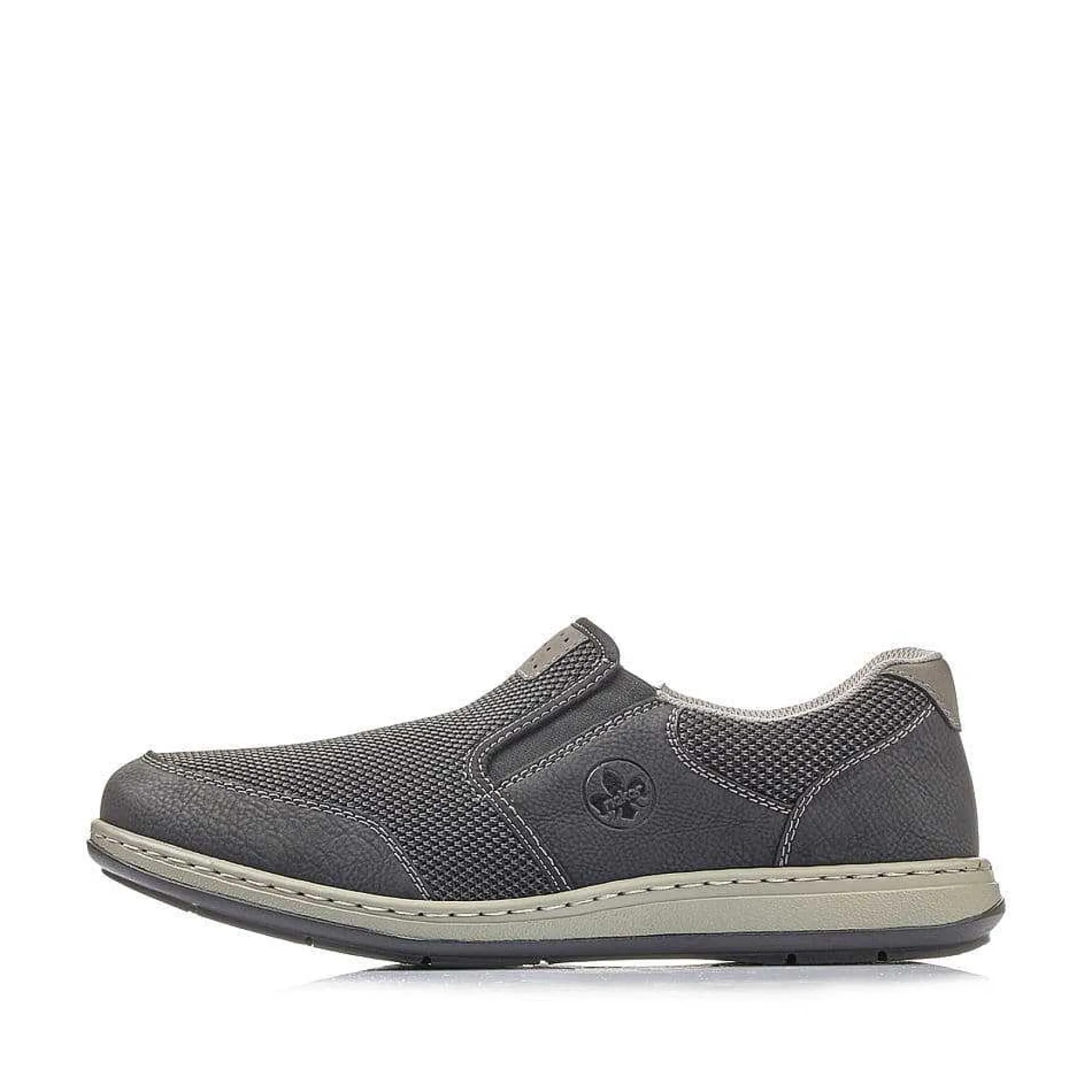 Rieker Men'S Slippers Graphite Black