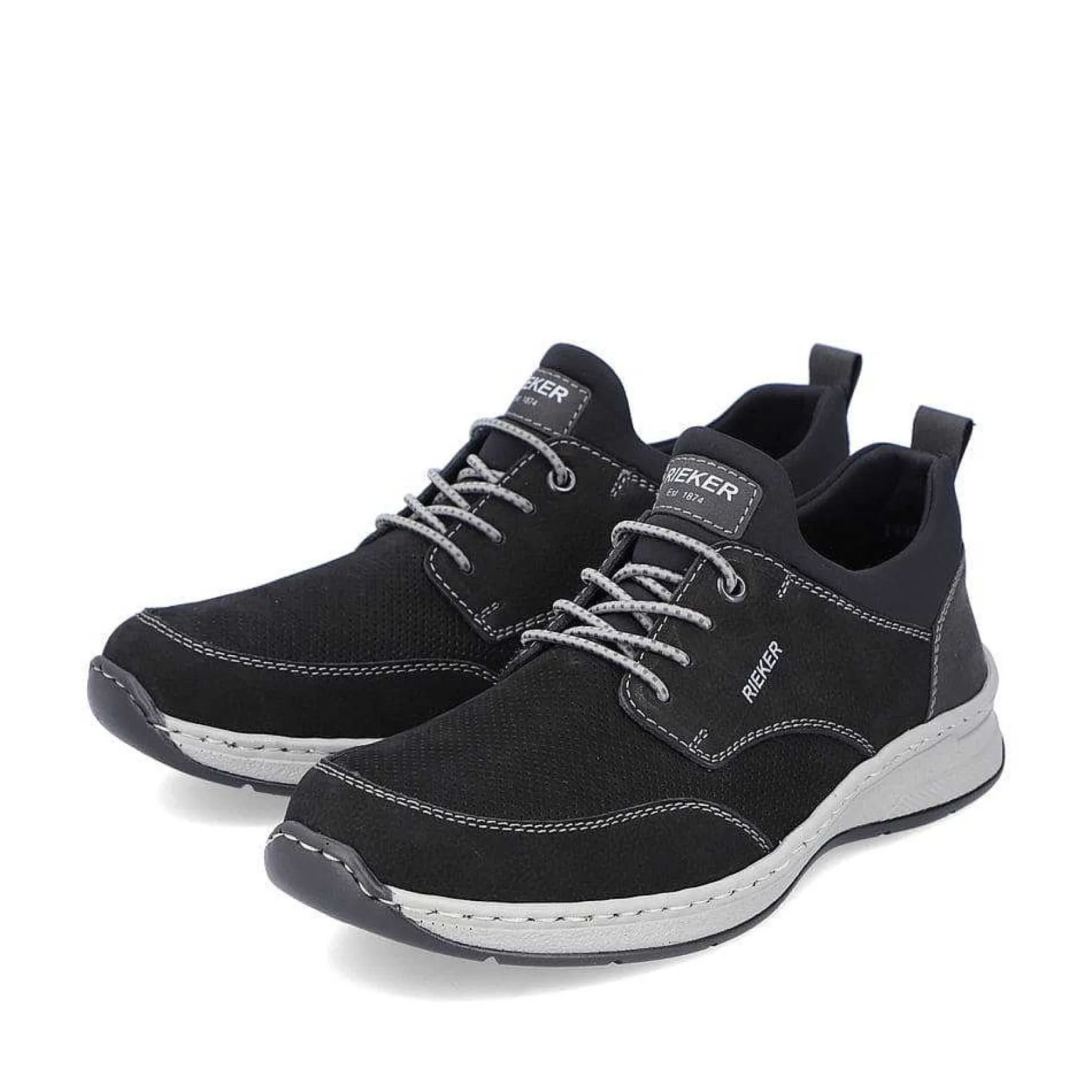 Rieker Men'S Slippers Graphite Black