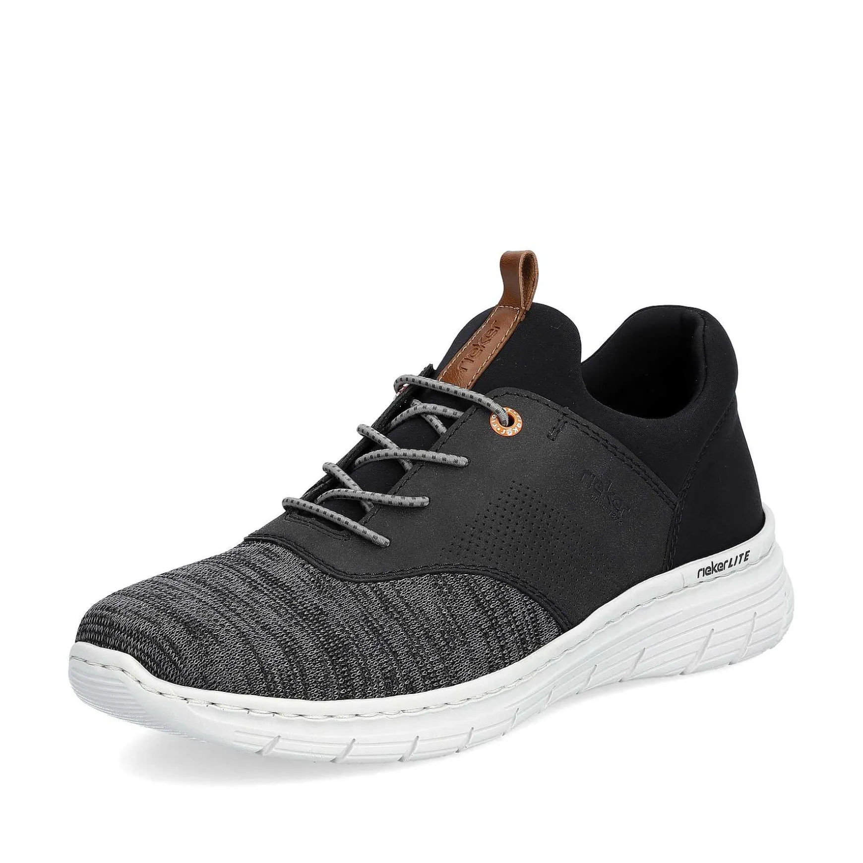 Rieker Men'S Slippers Graphite Black