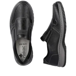 Rieker Men'S Slippers Graphite Black