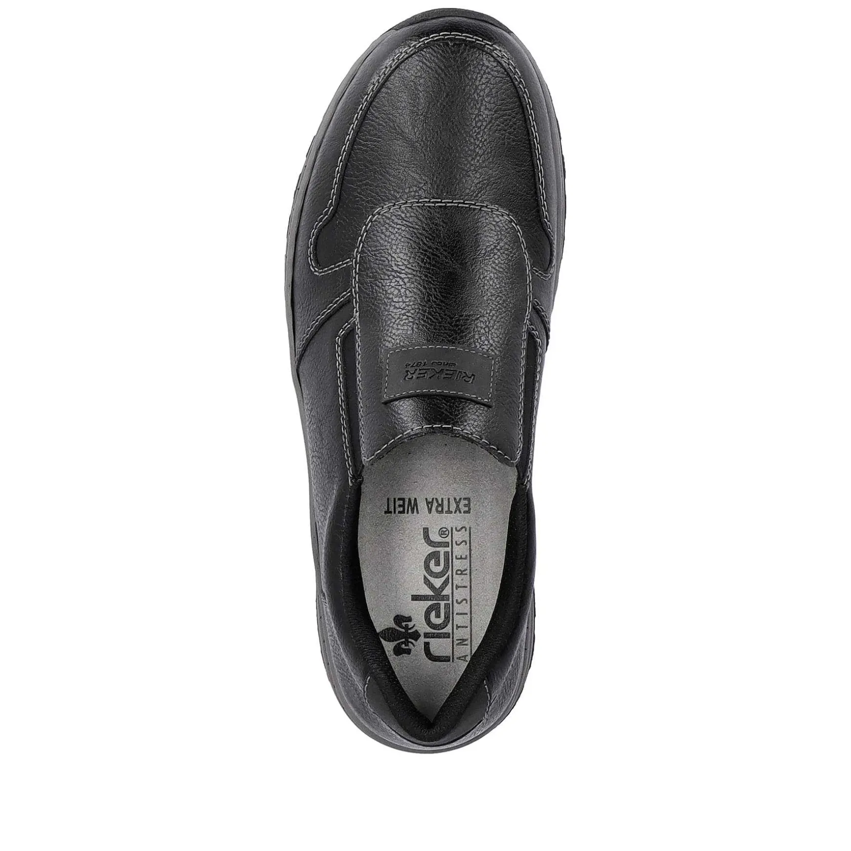 Rieker Men'S Slippers Graphite Black