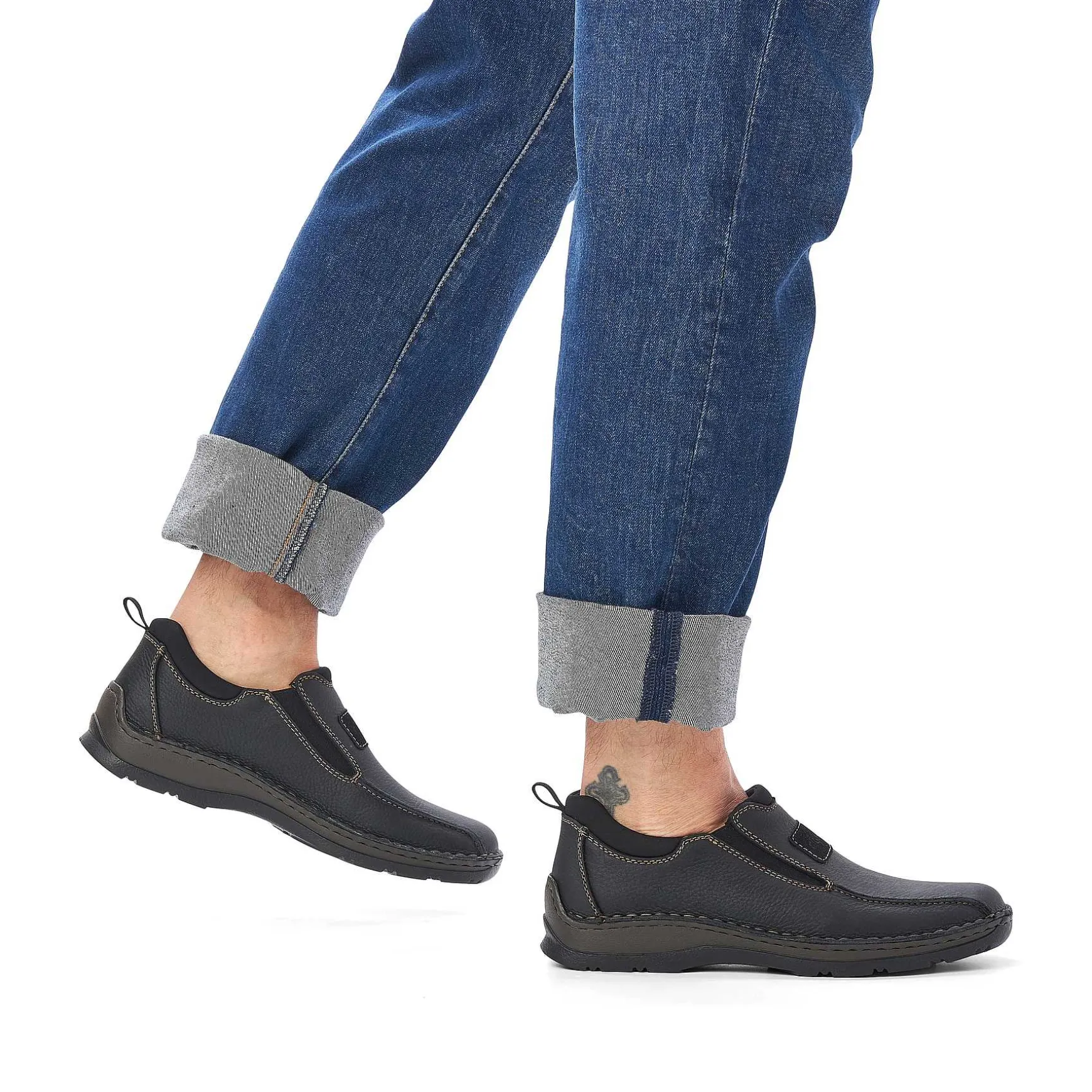 Rieker Men'S Slippers Jet Black