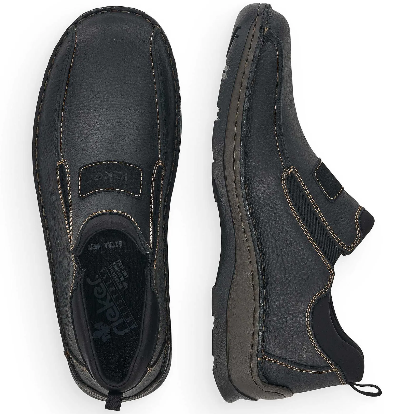 Rieker Men'S Slippers Jet Black