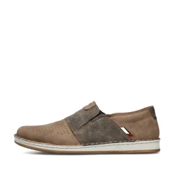 Rieker Men'S Slippers Light Beige-Stone Gray