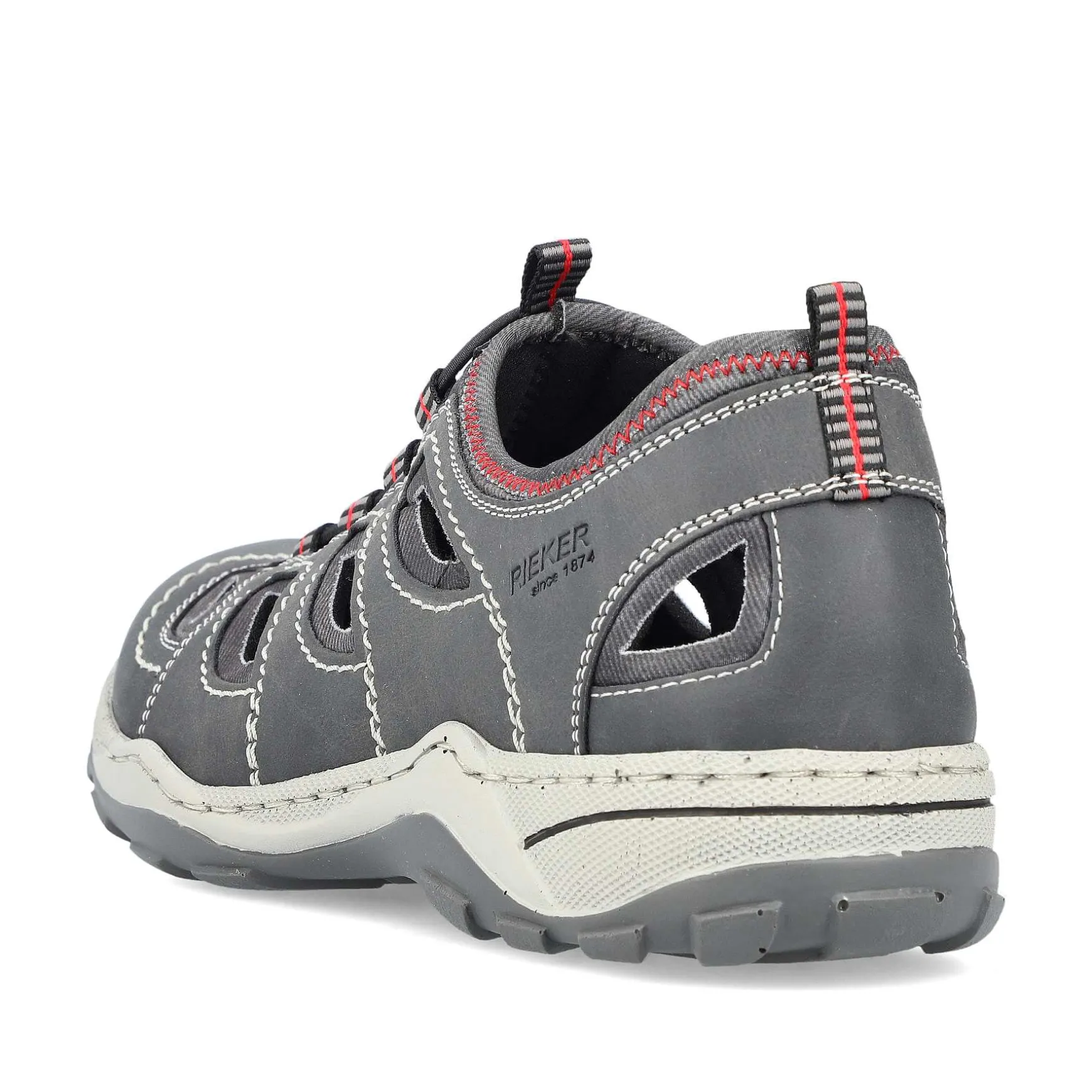 Rieker Men'S Slippers Moon Grey