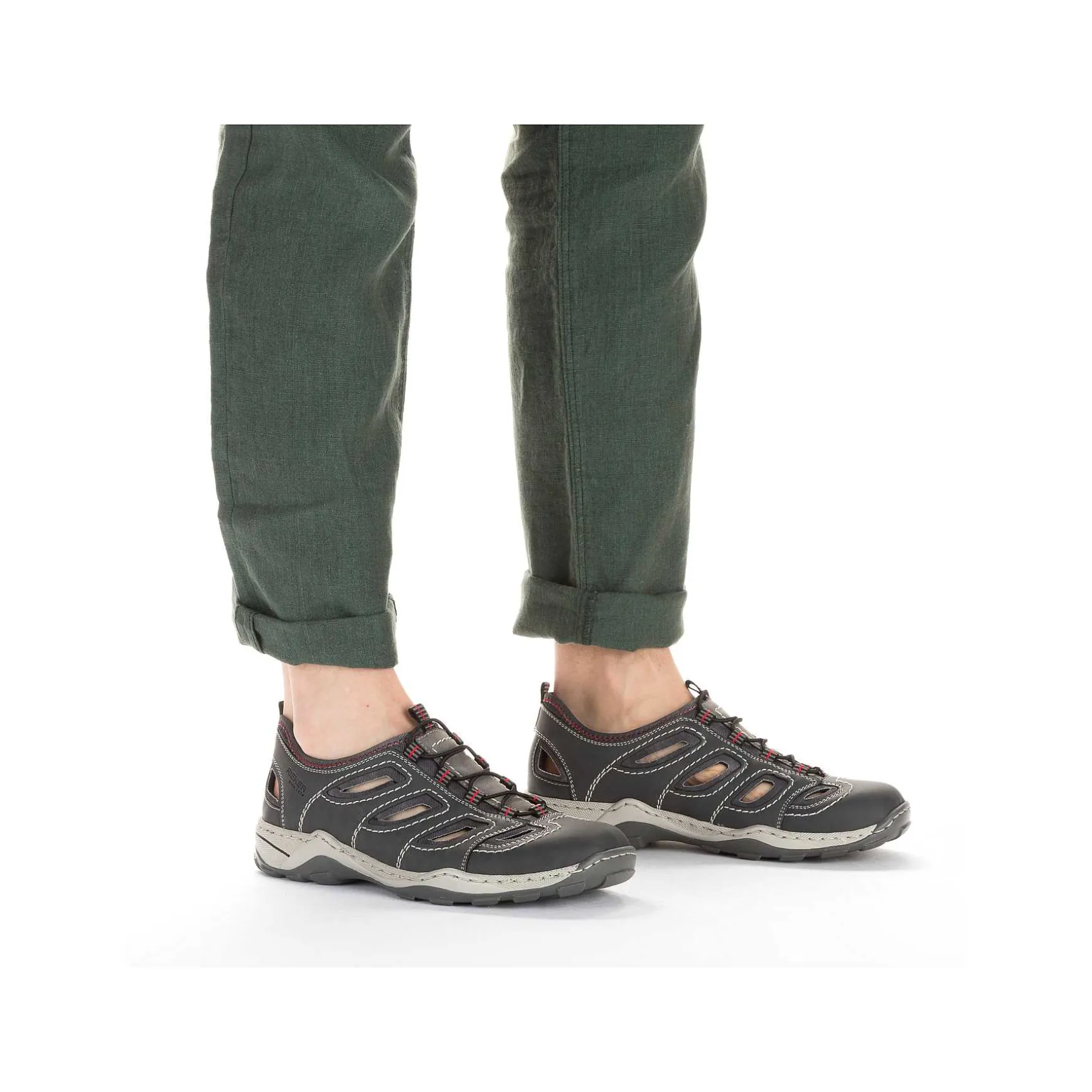 Rieker Men'S Slippers Moon Grey