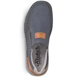 Rieker Men'S Slippers Navy Blue