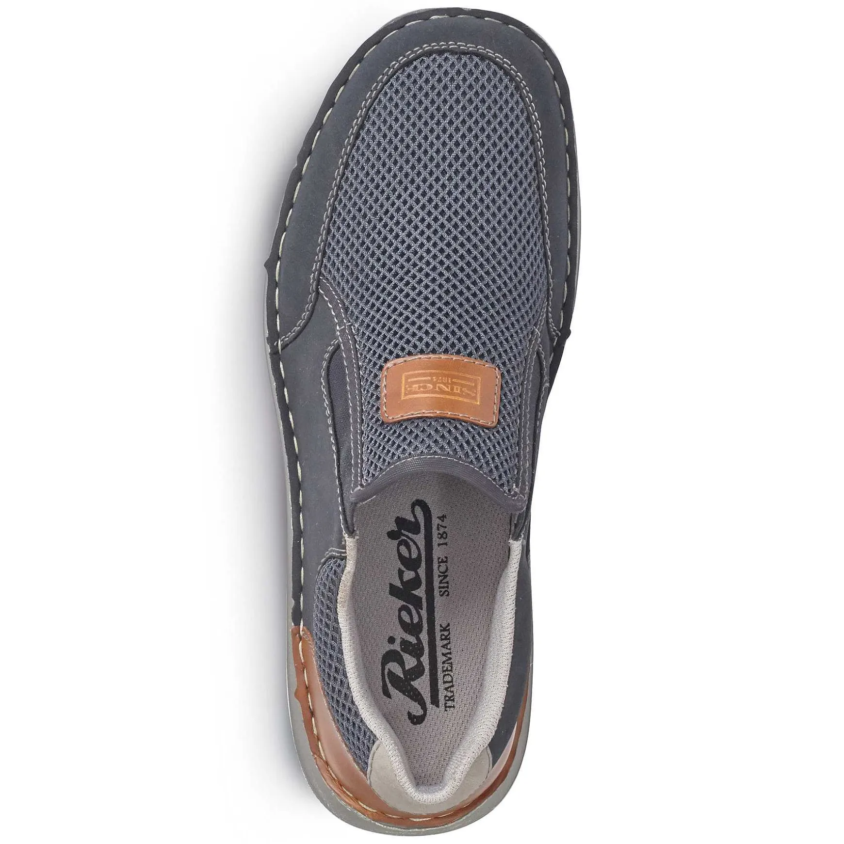 Rieker Men'S Slippers Navy Blue