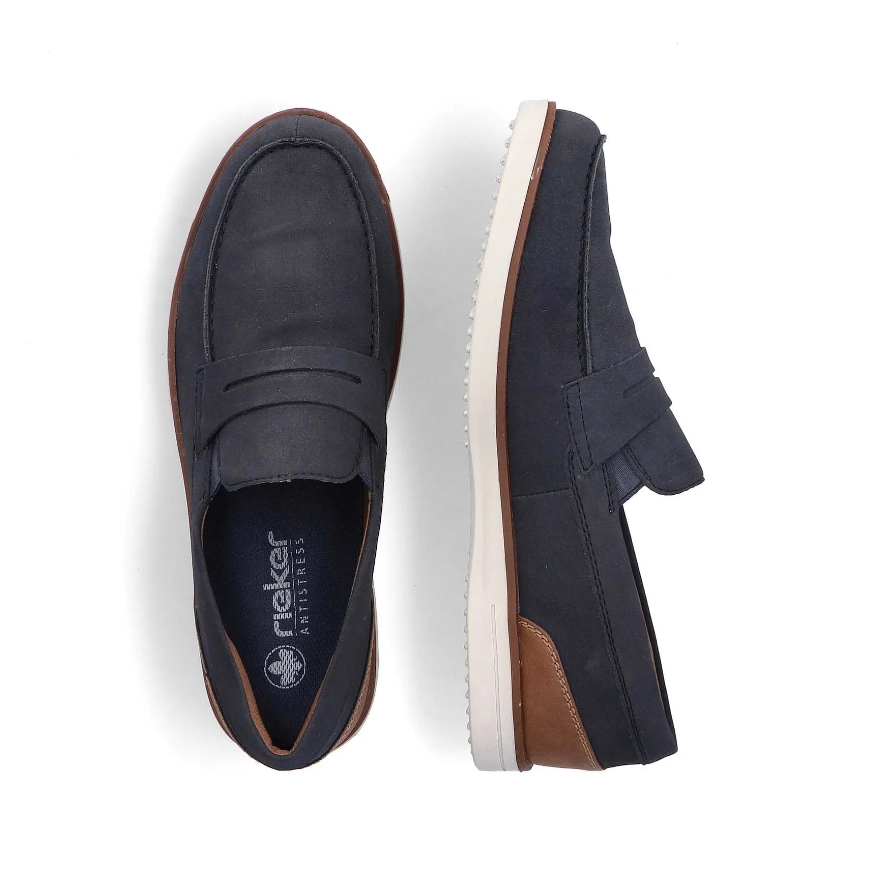 Rieker Men'S Slippers Navy Blue