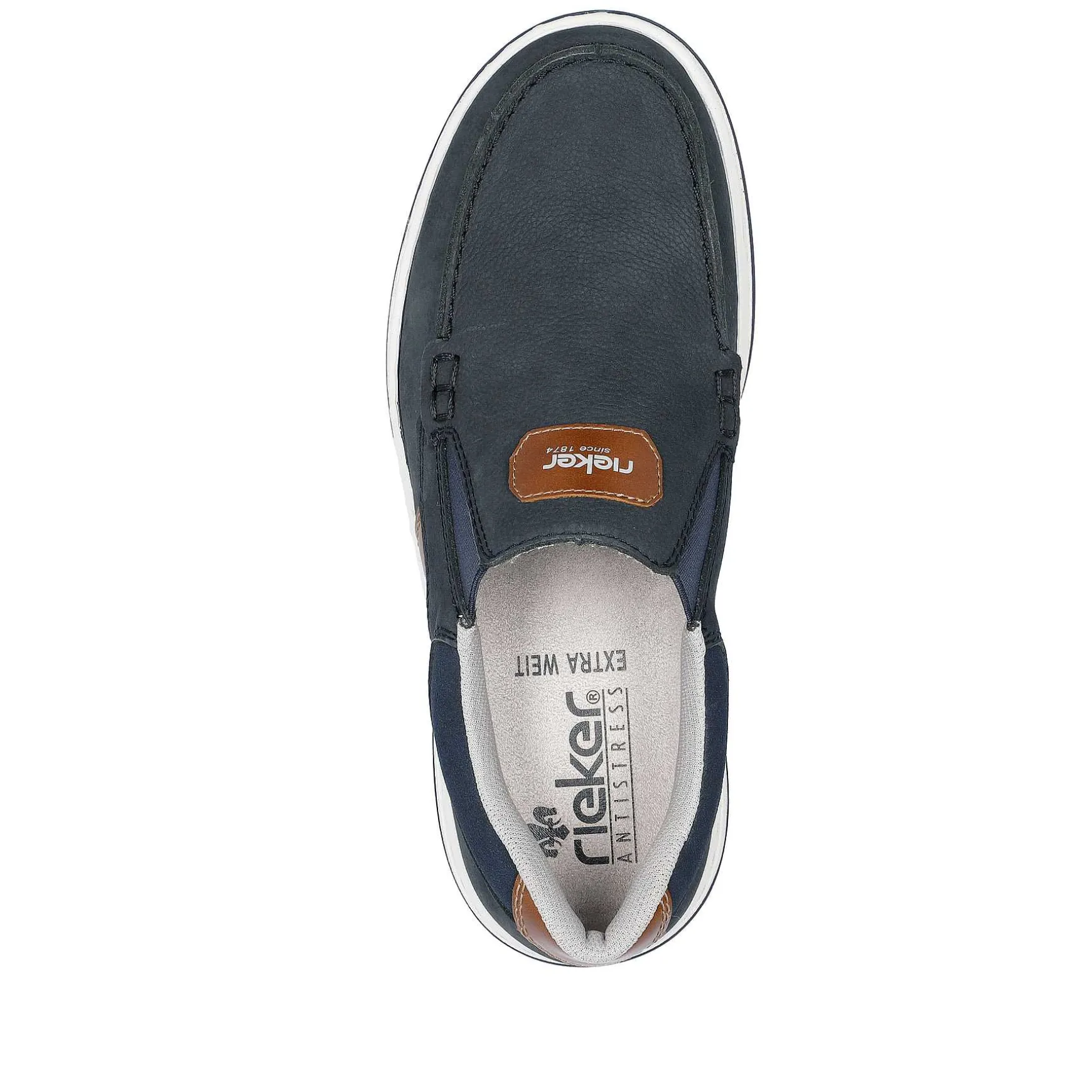 Rieker Men'S Slippers Navy Blue