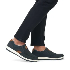Rieker Men'S Slippers Navy Blue