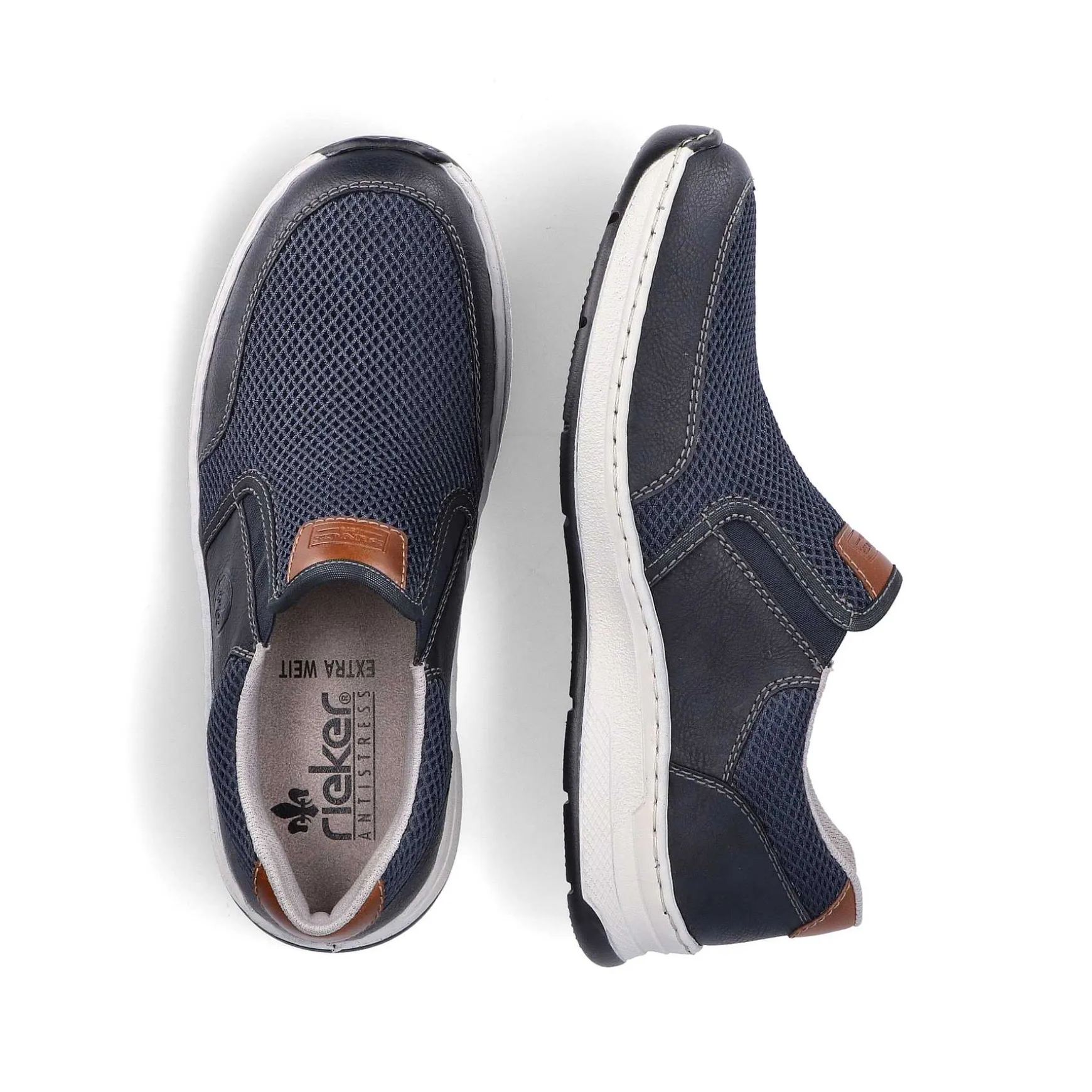 Rieker Men'S Slippers Navy Blue