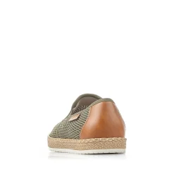 Rieker Men'S Slippers Olive Green